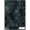 HERMA copertina X per quaderni, cartoncino, DIN A4, nero, superficie pregiata, campo per etichetta, 10 pezzi (20091)