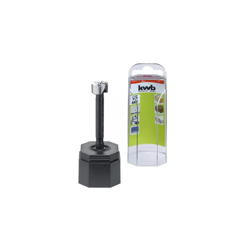 KWB 706316 punta di centraggio 1,6 mm DIN 333 forma A HSS