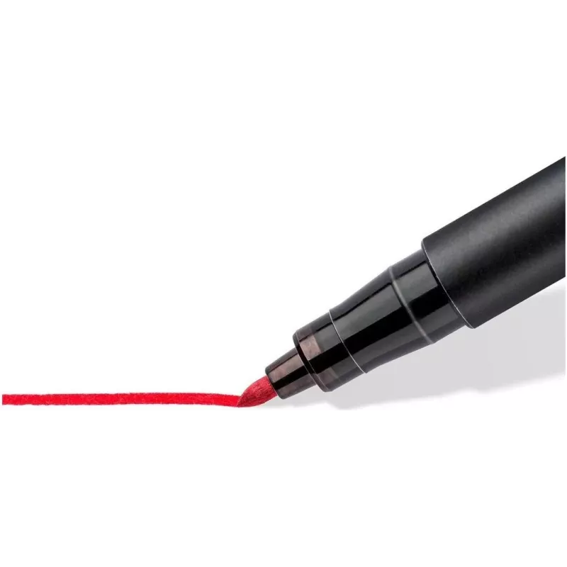 Staedtler Lumocolor set pennarelli permanenti 317 C14 - 14 colori diversi, punta fine 0,6 mm