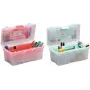 allit McPlus Clear 16 scatola contenitore, polipropilene, trasparente con chiusure rosse 416411