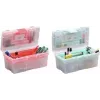 allit McPlus Clear 16 scatola contenitore, polipropilene, trasparente con chiusure rosse 416411
