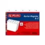 Herlitz Rubrica A-Z, formato A7 orizzontale, 24 sezioni, bianco polipropilene 1500768