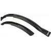 FISCHER Set parafanghi per bici 26-29 pollici (66,04 - 73,66 cm) plastica resistente con rinforzo laterale 30763