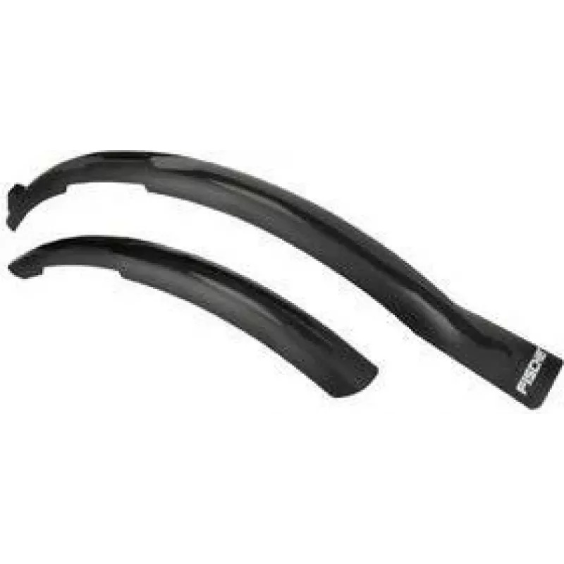 FISCHER Set parafanghi per bici 26-29 pollici (66,04 - 73,66 cm) plastica resistente con rinforzo laterale 30763