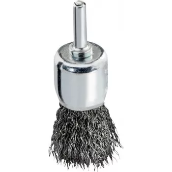 Metabo Spazzola a tazza 25x0,3 mm / gambo 6 mm, filo d'acciaio ondulato, 20.000 giri/min 630554000