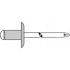 Gesipa Rivetto cieco alluminio/acciaio 5x25 mm testa grande K14 campo di serraggio 15,0-20,0 mm (confezione da 250) 1454126