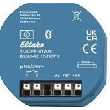 Eltako timer a 1 canale con contatto libero da potenziale SU62PF-BT/UC, Bluetooth, 16A 30062006