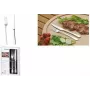 Esmeyer SYLVIA set posate per bistecca e pizza, 12 pezzi, acciaio inox lucidato, 6 coltelli da bistecca e 6 forchette da bistecca 156-256