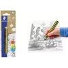 Staedtler Noris Junior matita in grafite - 2B, nero/giallo a strisce, fusto rotondo, pezzo singolo 141-2B BK