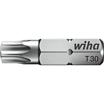 Wiha punta per cacciavite Torx T15, 25 mm, gambo esagonale 1/4 pollice 7015Z/T15-25