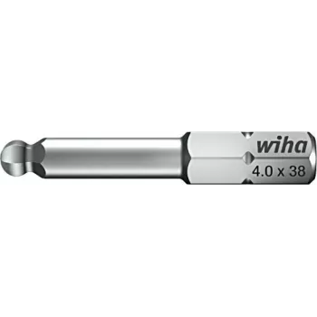 Wiha 7017 Z portapunte magnetico, esagono 1/4 pollice, 38 mm, DIN 3126/ISO 1173, acciaio 70170040