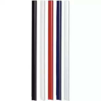 DURABLE barre di fissaggio A4 3 mm, confezione da 50, nero 293001