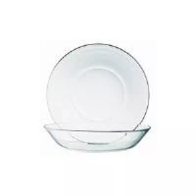 Esmeyer Cosmos piattino da dessert in vetro temperato 140 mm, set da 12 (410-007)