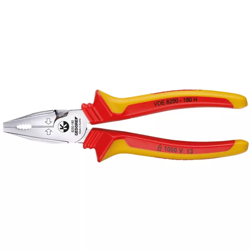 GEDORE VDE pinza combinata per elettricisti con isolamento a guaina 180 mm (1550950)