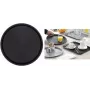 Esmeyer OHIO vassoio rotondo da portata, plastica nera, superficie antiscivolo gommata, 35 cm 307-016