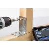 Wiha 41601 Set di inserti a T, 5 pezzi, 25 mm, PZ1