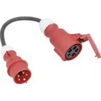 AS Schwabe 61376 cavo adattatore di corrente 16 A nero 0,3 m