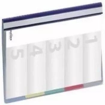 DURABLE DIVISOFLEX A4 cartella organizzatrice, 5 scomparti, blu 255706