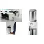 DURABLE cestino pedale acciaio inox 12L rotondo 340123