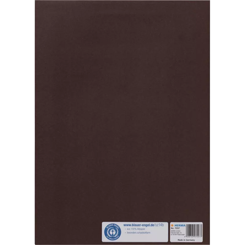 HERMA copertina per quaderni A4 carta marrone 214 x 300 mm 1 pezzo 7097