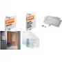 DURABLE CRYSTAL SIGN A3 pellicole di ricambio per targhette da porta, 10 fogli, trasparente 483619