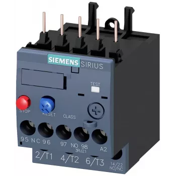 SIEMENS SIRIUS 3RU21 protezione termica da sovraccarico 1,8-2,5A S00 morsetti a vite 3RU21161CB0