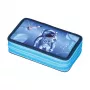 Herlitz astuccio portapenne a doppio scomparto Cosmic Explorer, 23 pezzi, 2 cerniere, fodera interna colorata 400197545