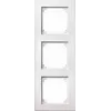 Merten System M cornice di copertura 3 posti, bianco attivo lucido, incasso 488319