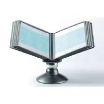 DURABLE SHERPA motion TABLE 10 sistema espositivo di riferimento, 10 pannelli A4, nero 558737