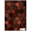 HERMA copertina per quaderni X, cartone, DIN A4, marrone, con campo per etichetta, 10 pz (20092)