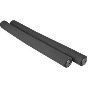 FISCHER manopole morbide per bicicletta, nero, 1 paio, 125 mm, ammortizzanti 85756
