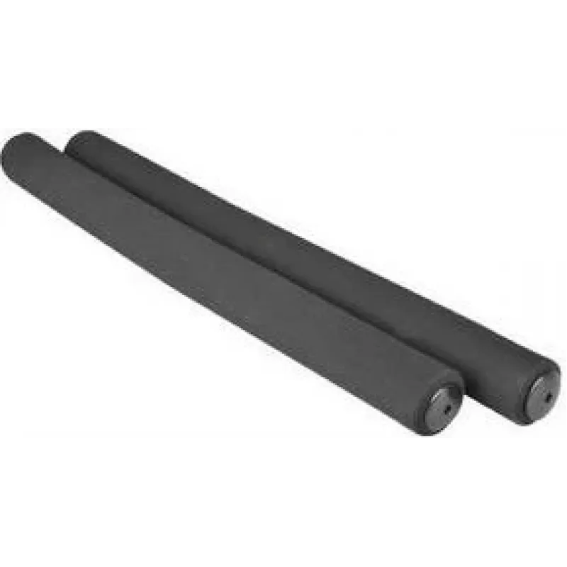 FISCHER manopole morbide per bicicletta, nero, 1 paio, 125 mm, ammortizzanti 85756