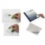 DURABLE POCKETFIX tasca autoadesiva 90x57mm, con apertura per il pollice, trasparente, confezione da 100 837919