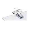 DURABLE portabadge 90x54 mm con clip combinata, trasparente, 5 pz (861019)