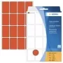 HERMA etichette permanenti rosso 25 x 40 mm 512 etichette (32 fogli x 16) 2452