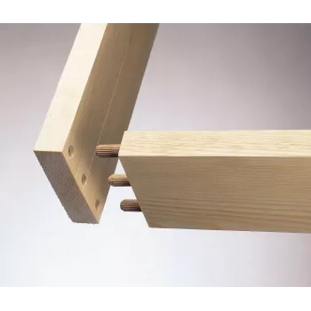 KWB 028180 tasselli in legno 8 x 40 mm, 40 pezzi, faggio
