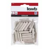 KWB 028180 tasselli in legno 8 x 40 mm, 40 pezzi, faggio