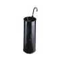 Durable base portaparalume in metallo rotonda, 28,5 L, nero (335001)