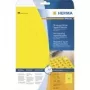 HERMA Special 8034 etichette in pellicola opaca autoadesive resistenti alle intemperie per esterni, giallo, 30 x 30 mm, 1200 etichette (25 fogli x 48)