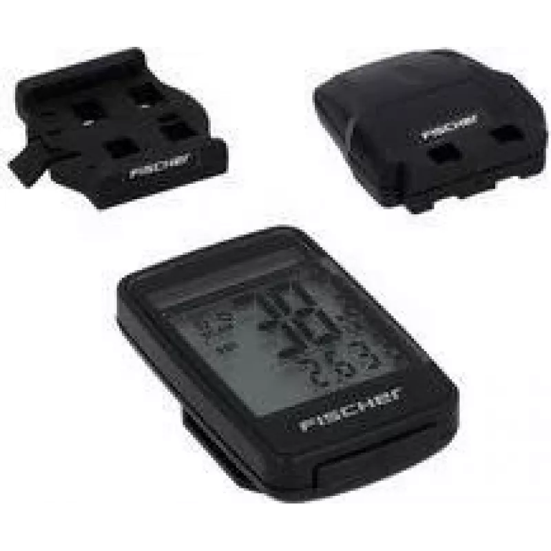 FISCHER ciclocomputer wireless Solar FitPlus, 27 funzioni display extra grande, incl. celle solari di supporto - 1 pz (50336)