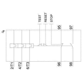 SIEMENS relè di sovraccarico 11-16 A, Classe 10, S0, 3 poli, 1NO+1NC, morsetti a vite, 3RU2126-4AB0