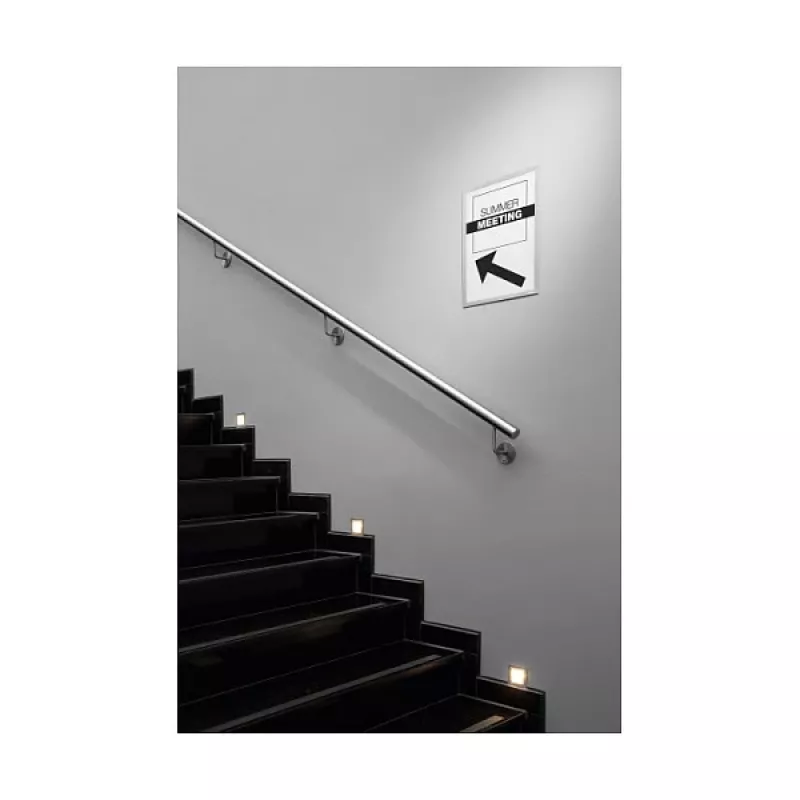 DURABLE DURAFRAME® WALLPAPER A3 argento cornice informativa autoadesiva 484423