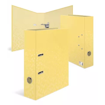 HERMA Color Standard raccoglitore, DIN A4, giallo, dorso 70 mm, cartone, 1 pz 20114