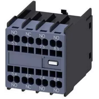 Siemens blocco contatti ausiliari 3RH2911-2GA31, 1 NA + 1 NC, collegamento a vite, montaggio frontale