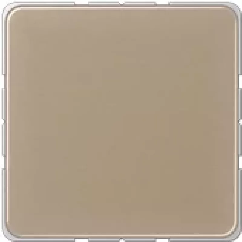 JUNG CD 594-0 GB placca cieca (a scatto), alluminio anodizzato, serie CD, oro-bronzo