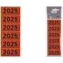 ELBA 2025 etichette indice adesive rosse 57 x 25 mm (120 etichette) per raccoglitori