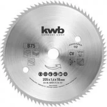 KWB 587511 lama per sega circolare 205 mm x 18 mm foro, 40 denti, TCT, per legno