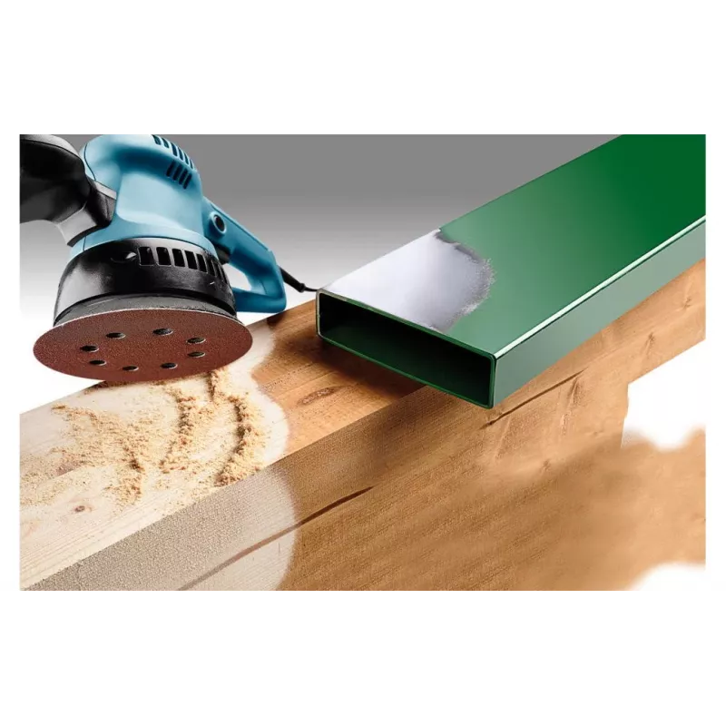 kwb 491904 dischi abrasivi 125 mm P40 confezione da 5 con velcro 8 fori