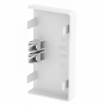 OBO Bettermann Terminale per canale Rapid 45-2 100, bianco 6113110