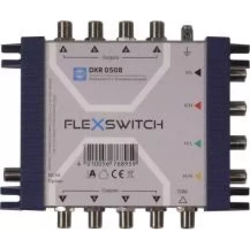 WISI FLEXSWITCH DXR0508 Multiswitch 5 in 8 alimentato dai ricevitori, passivo, cascatabile